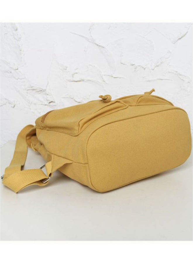 بيوينتي حقيبة ظهر عملية مصنوعة من البوليستر أصفر - Image 4