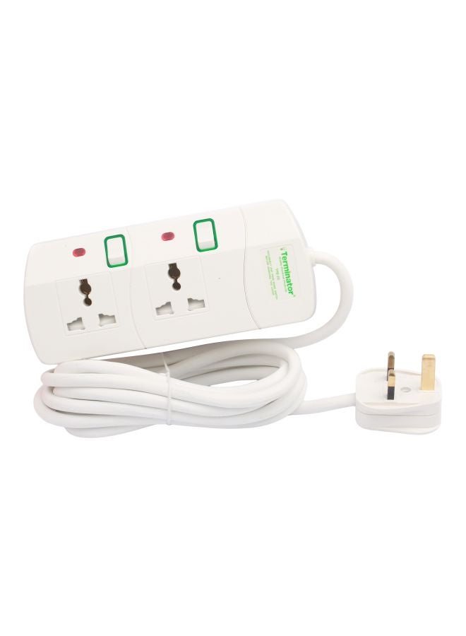 Terminator Power Extension Socket White/Red/Green  - Image 1
