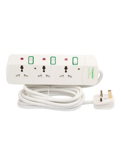 Terminator Power Extension Socket White/Red/Green  - Image 1