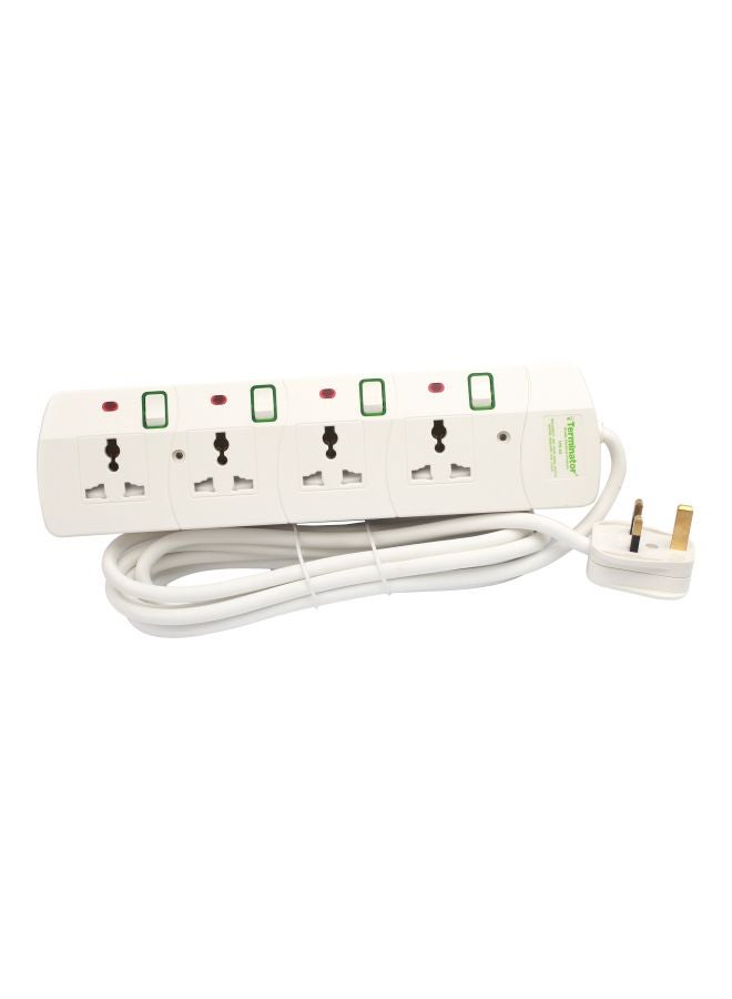 Terminator Power Extension Socket White/Red/Green - Image 1
