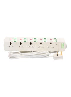 Terminator Power Extension Socket White/Red/Green 
