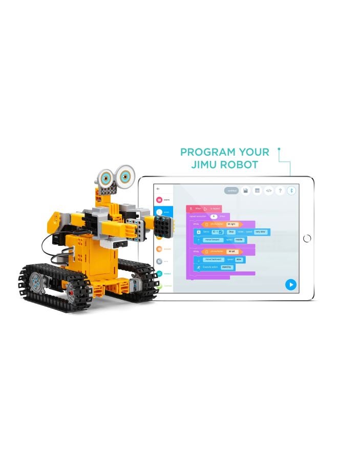UBTECH - 196-Piece Jimu Robot Tankbot Kit JR0603 6.4x20.3x20.3cm - Image 1