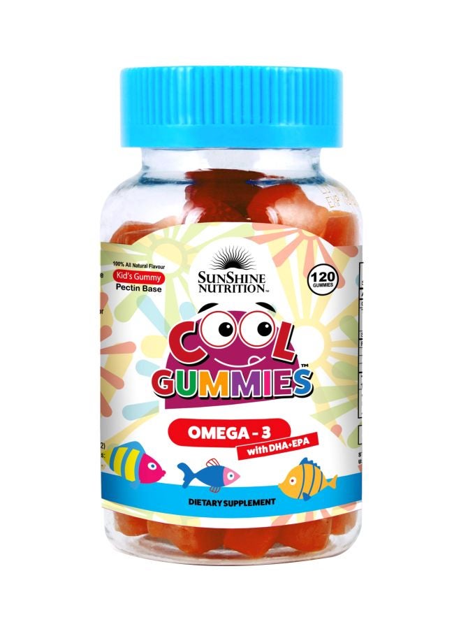 سنشاين نيوترشن مكمل غذائي من Cool Gummies -علكة عدد 120 . 