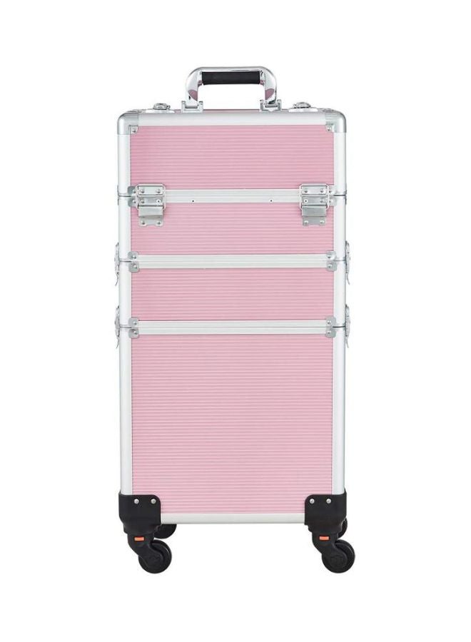 Kutis Cosmetic Organizer Makeup Trolley Pink - Image 2