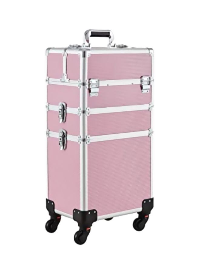 Kutis Cosmetic Organizer Makeup Trolley Pink - Image 1