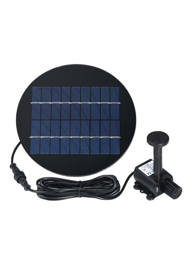 ديسديل طقم مضخة لنافورة الماء تعمل بالطاقة الشمسية أسود - Image 1
