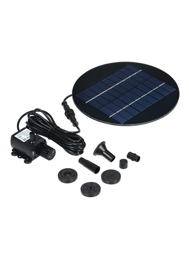 ديسديل طقم مضخة لنافورة الماء تعمل بالطاقة الشمسية أسود - Image 4