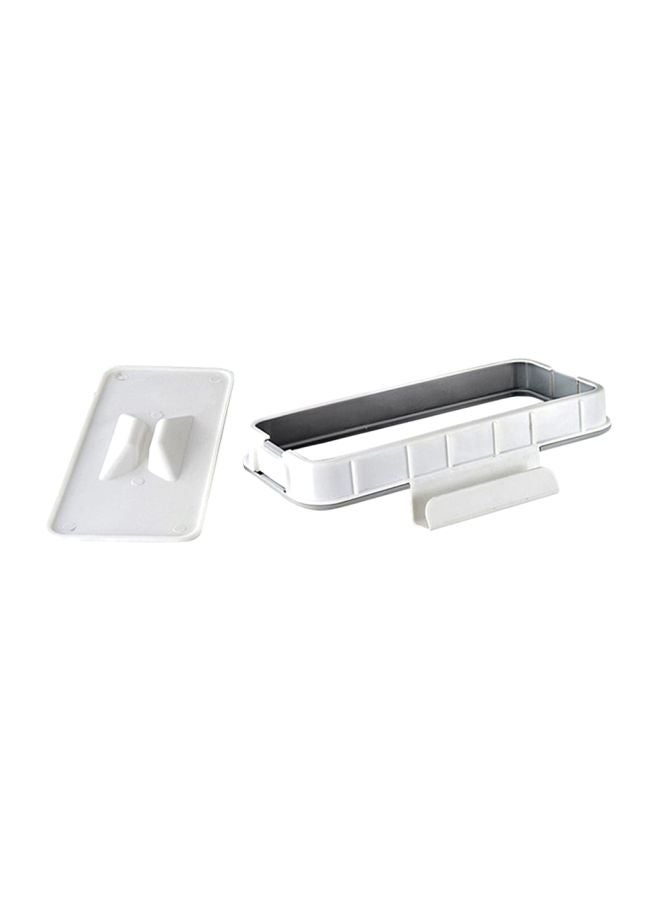 Storage Rack Trash Holder White/Grey 240x115x52mm  - Image 2