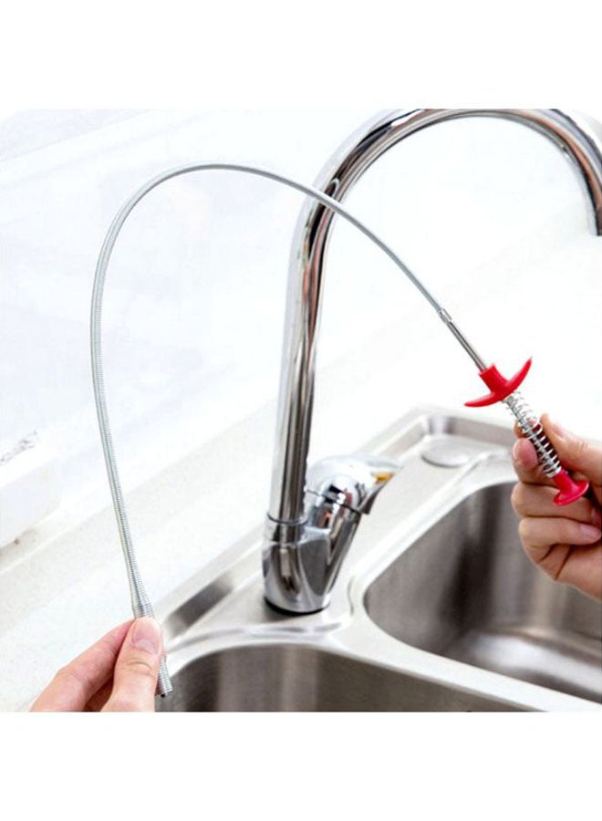 Dredge Sewer Garbage Cleaning Clip Silver 85cm - Image 2