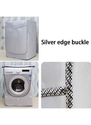 Waterproof Washing Machine Cover Grey - view 2