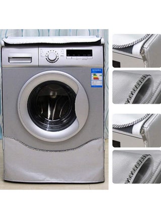 Waterproof Washing Machine Cover Grey - view 4