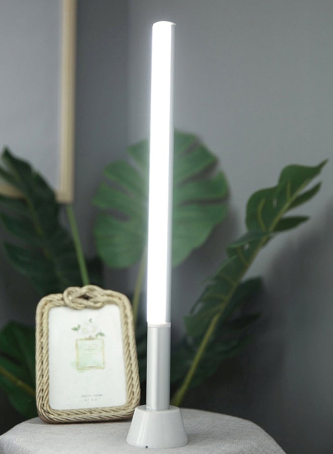 مصباح سلامة LED قابل للشحن بمنفذ USB أبيض 45.2x6.6x6.8سم  - Image 2