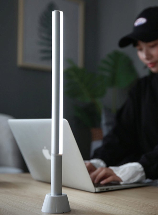 مصباح سلامة LED قابل للشحن بمنفذ USB أبيض 45.2x6.6x6.8سم  - Image 3
