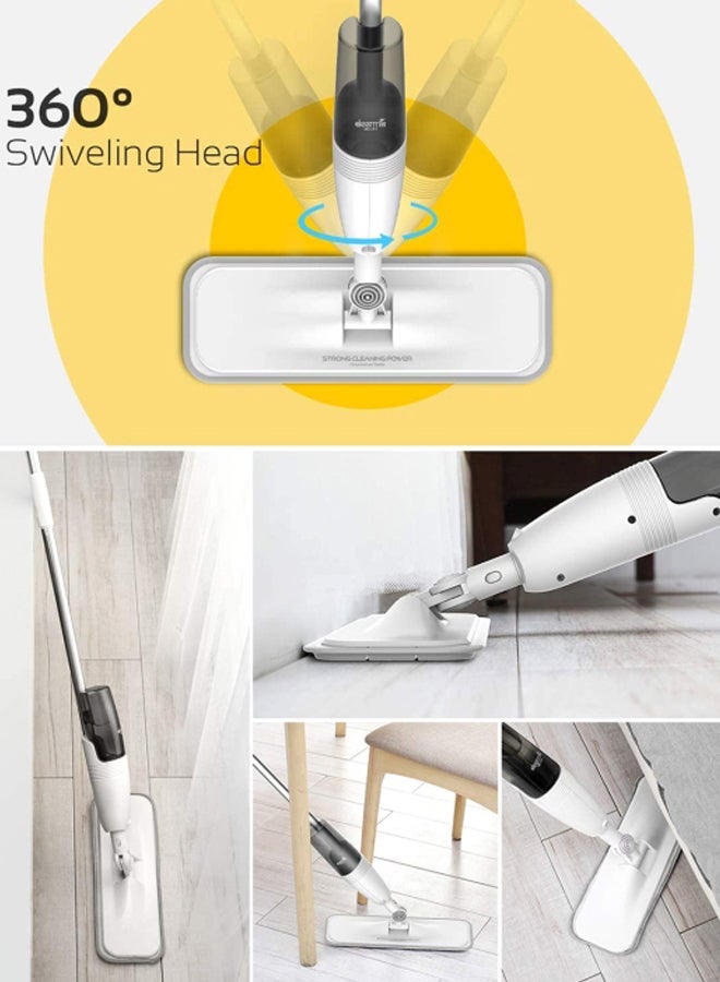 Xiaomi Deerma - 360° Rotation Spray Mop White/Black/Silver 125x660x95mm - Image 1