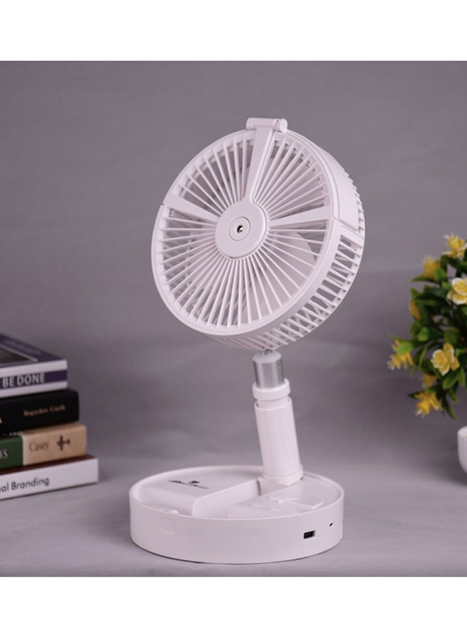 مروحة ترطيب كهربائية متعددة الوظائف بمنفذ USB PAA2402W أبيض/فضي  - Image 5