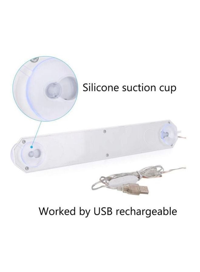 Kutis LED Makeup Mirror Lights With Suction Cup White/Yellow/Brown 200x140x56mm - Image 2