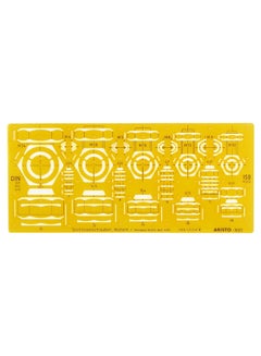 Aristo Bolt Drawing Template Yellow 