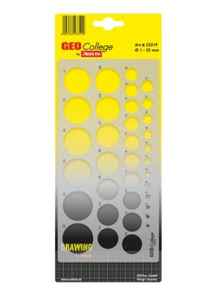 Aristo Circle Drawing Template Multicolour 