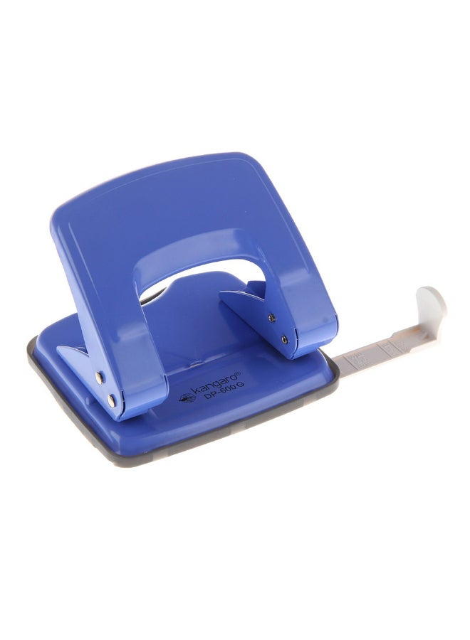 كانجارو آلة ثقب ورق قابلة للتعديل أزرق/ أبيض