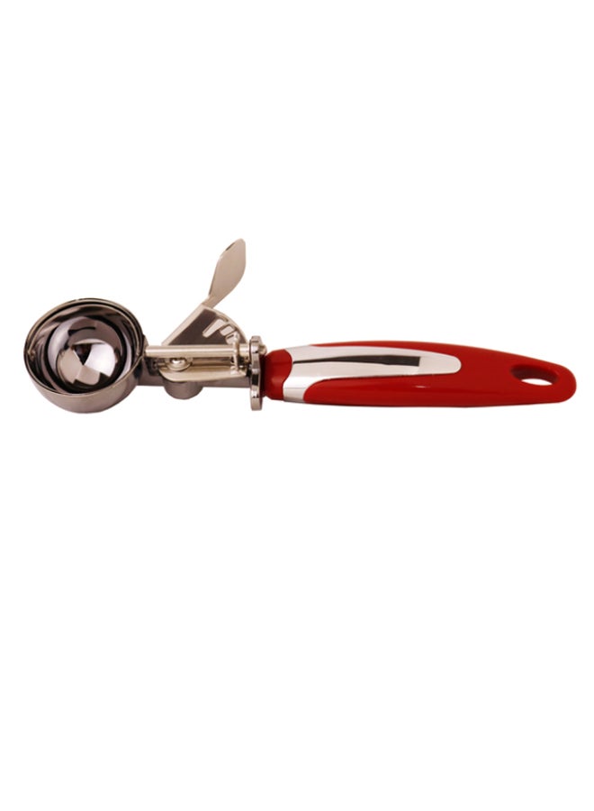 ASCOT Ice Cream Scoop Red/Silver 23cm - Image 2