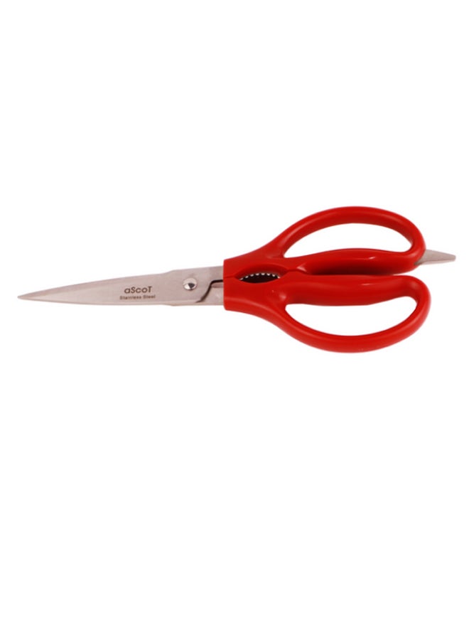 Stainless Steel Kitchen Scissor Red/Silver 21cm