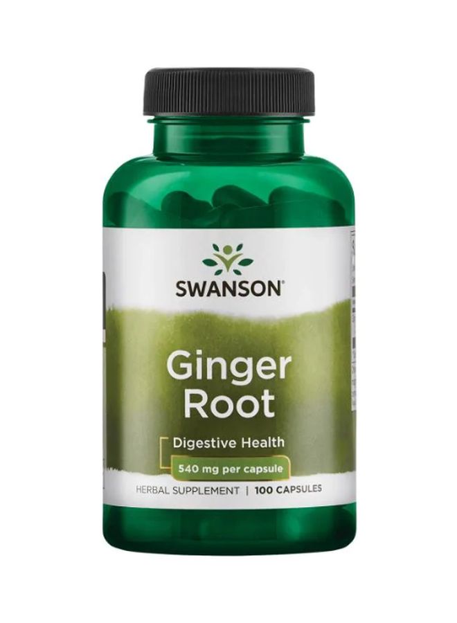 Ginger Root 540 mg - 100 Capsules
