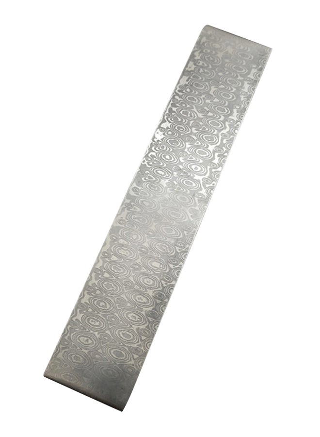Damascus Steel DIY Material Making Cutter Silver