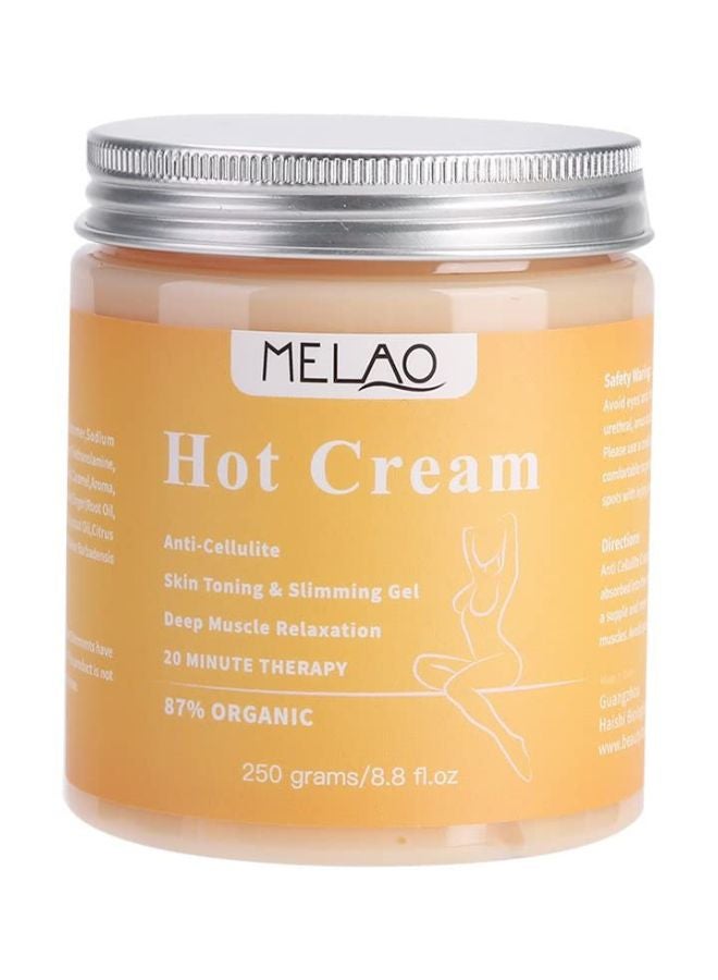 Brrnoo Hot Anti-Cellulite Body Cream Beige 250grams - Image 1