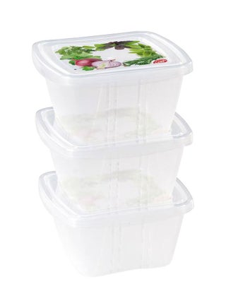 3-Piece Classic Square Fresh Container Set Clear - v1595519414/N39453592A_1