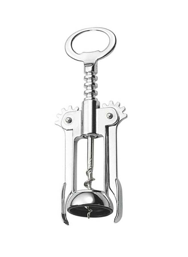 PEDRINI Two Lever Corkscrew With Capsule Lifter Silver  - Image 1
