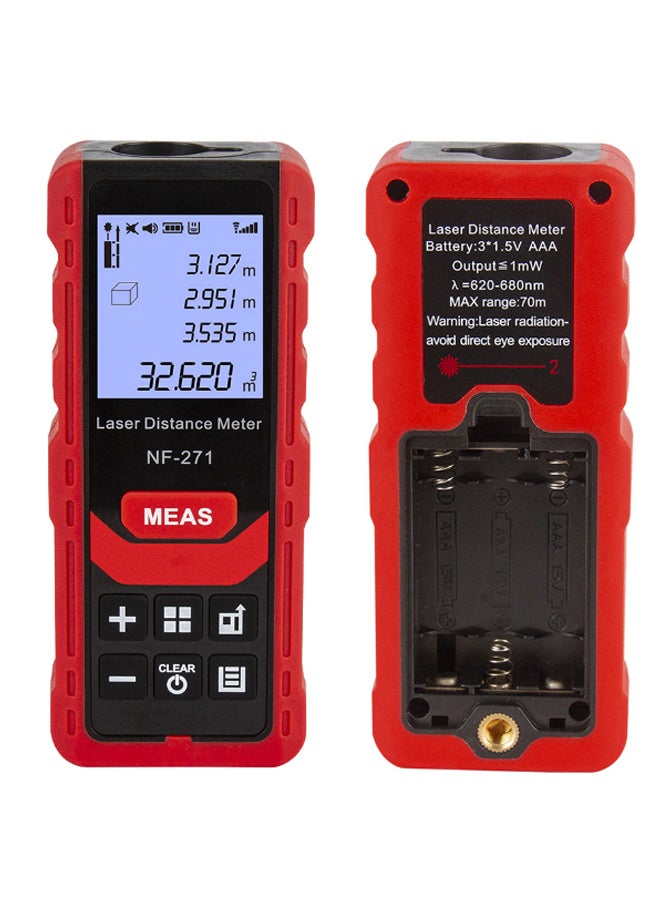 Generic Digital Laser Distance Meter Red/Black  - Image 2