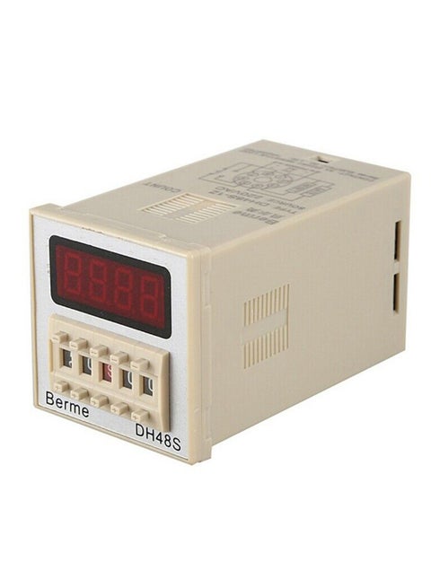 Programmable Digital Timer Switch Beige/White