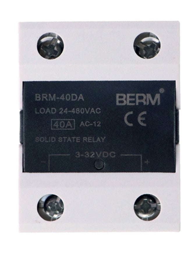 Single Phase Solid State Relay Silver/Black - Image 1