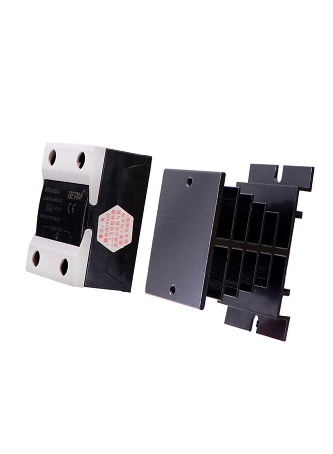 Generic Single Phase Solid State Relay Silver/Black  - Image 2