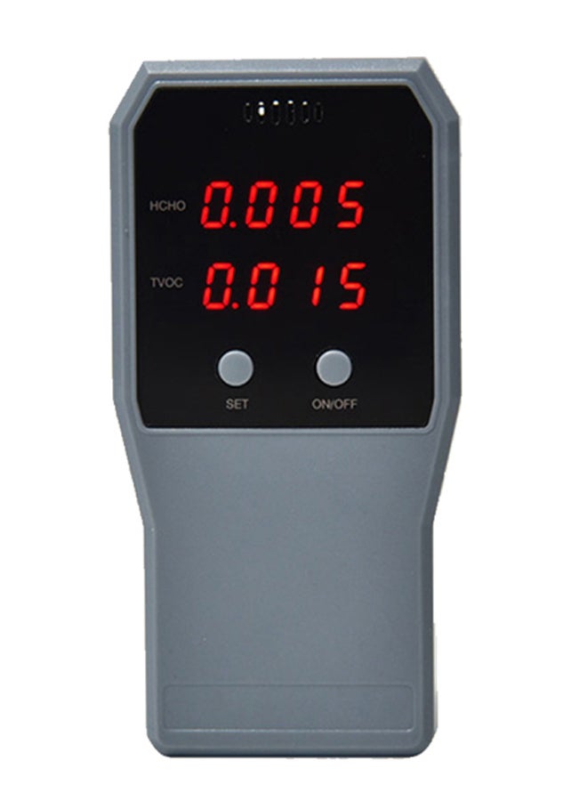LED Air Quality Detector Grey/Black - Image 1