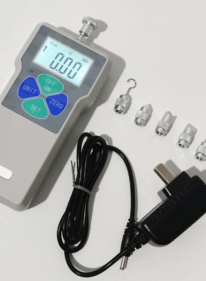 Generic - Digital Force Meter Push Pull Tester Gauge Grey/Silver - Image 1