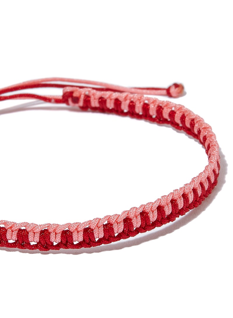 Generic - Colored Threads and Beads Bracelet - Image 1