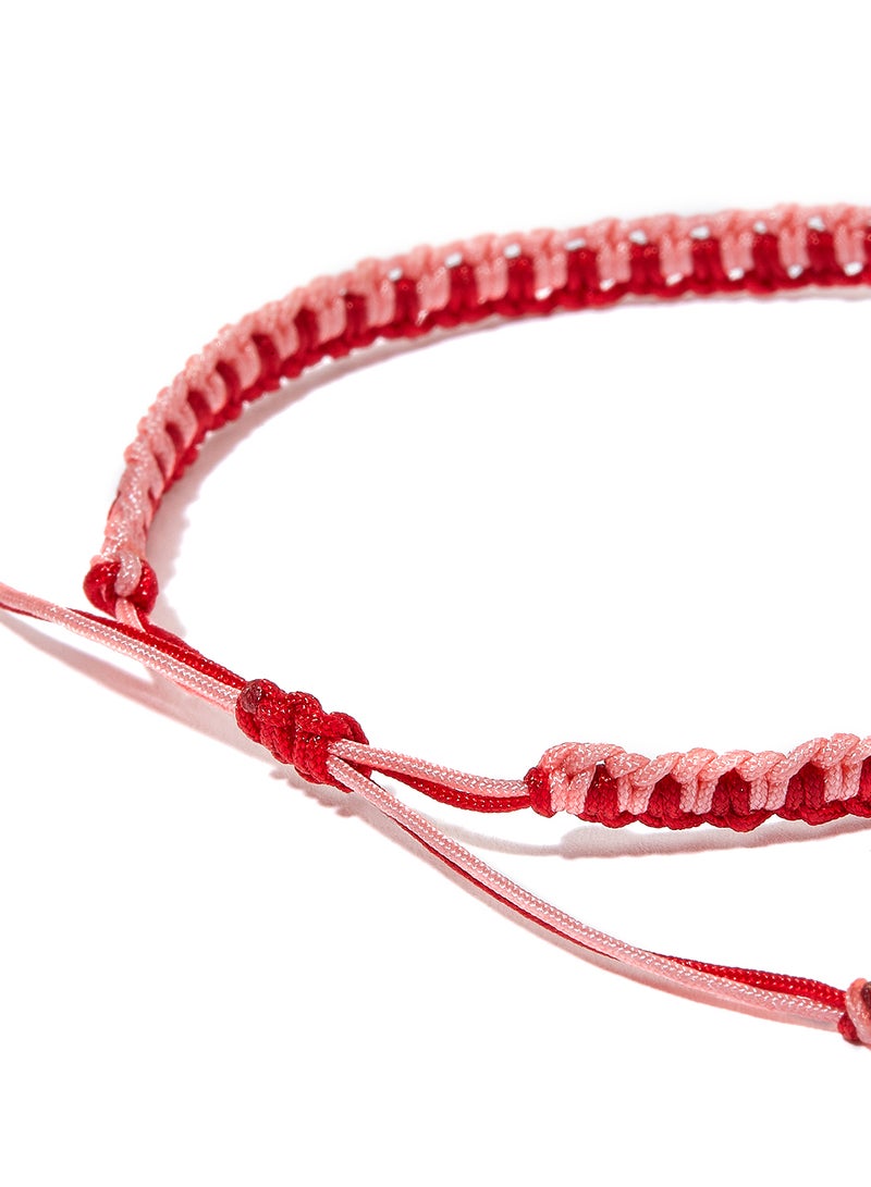 Generic - Colored Threads and Beads Bracelet - Image 1