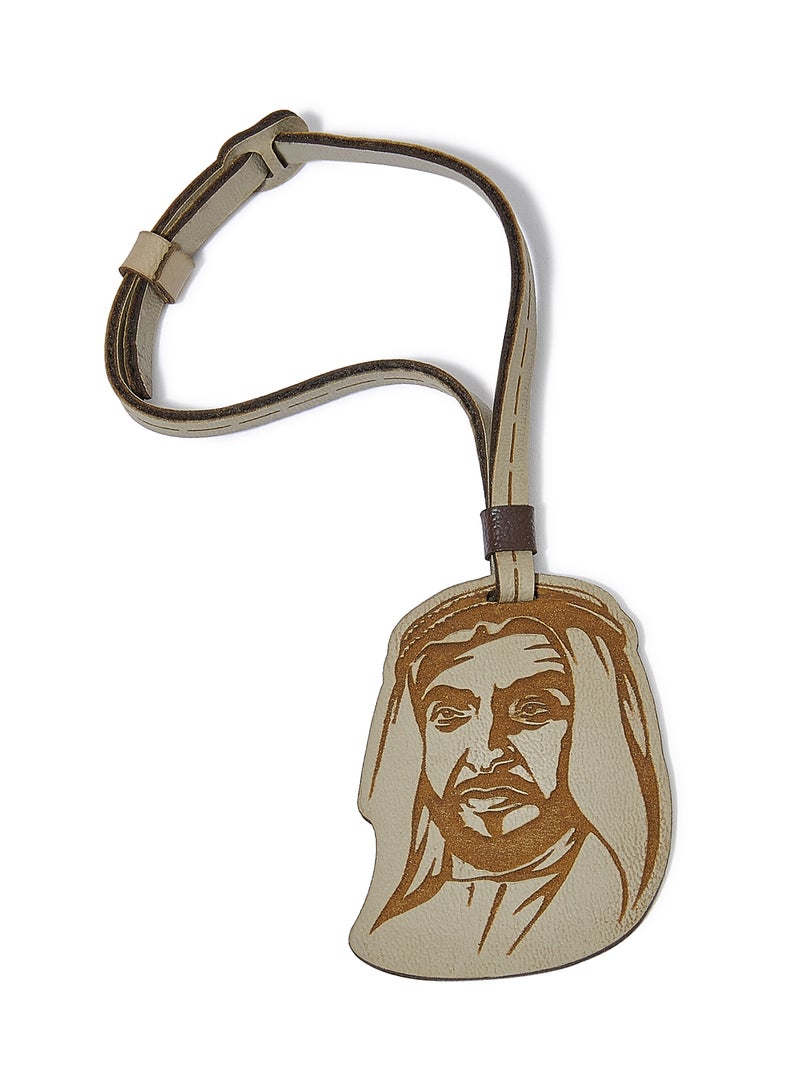 Image of the late Sheikh Zayed bin Sultan Al Nahyan Medal Clip - v1595521443/N38970229A_1