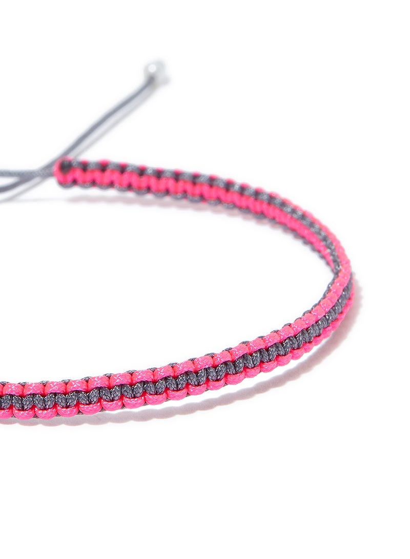 Generic - Colored Threads and Beads Bracelet - Image 1