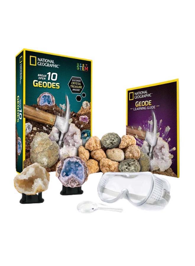 ناشيونال چيوغرافيك مجموعة أحجار جيود بريك أوبن مكونة من 15 قطعة - Image 1