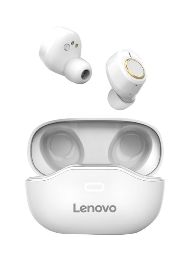Lenovo X18 Bluetooth In-Ear Earplugs With Charging Box White - Image 1