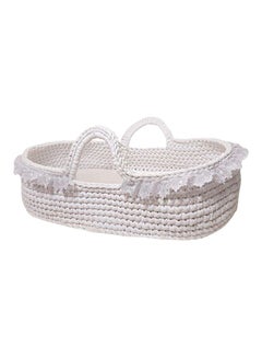 Pikkaboo Handmade Crochet Moses Travel Basket  - Image 1
