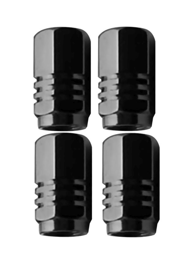 Generic 4-Piece Aluminum Alloy Tire Wheel Valve Cap  - Image 1
