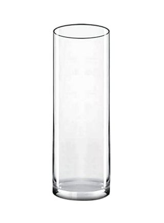 Decorative Cylindrical Vase Clear 10x30cm - v1595523497/N39448863A_1