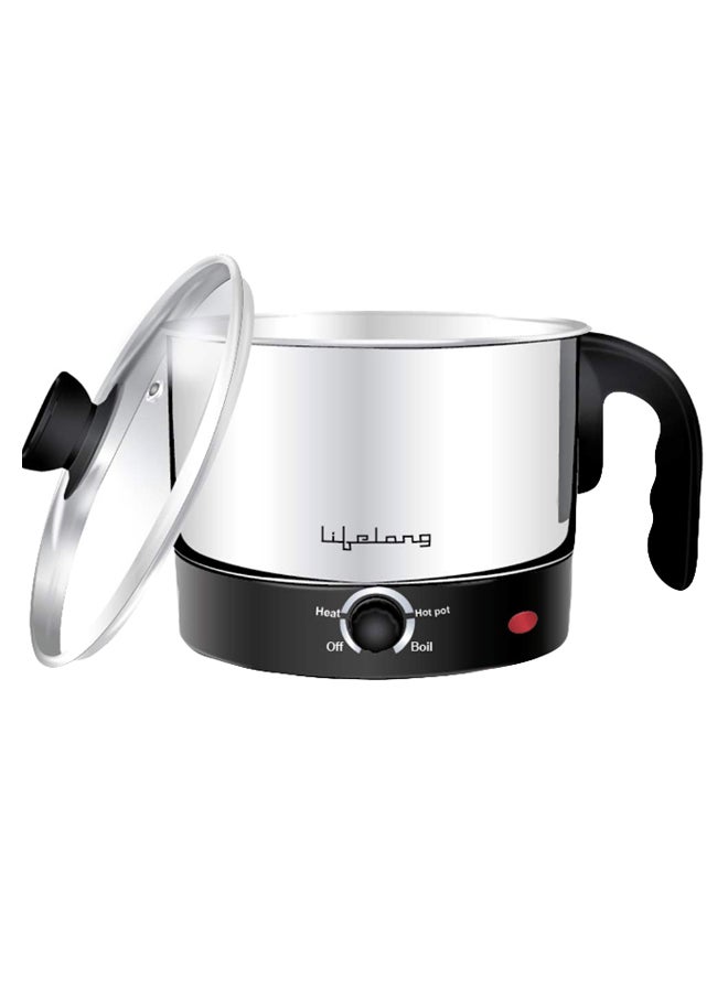 Lifelong - Multi-Function Electric Rice Cooker 1.5 L 180.0 W LLMC01 Silver/Black - Image 1