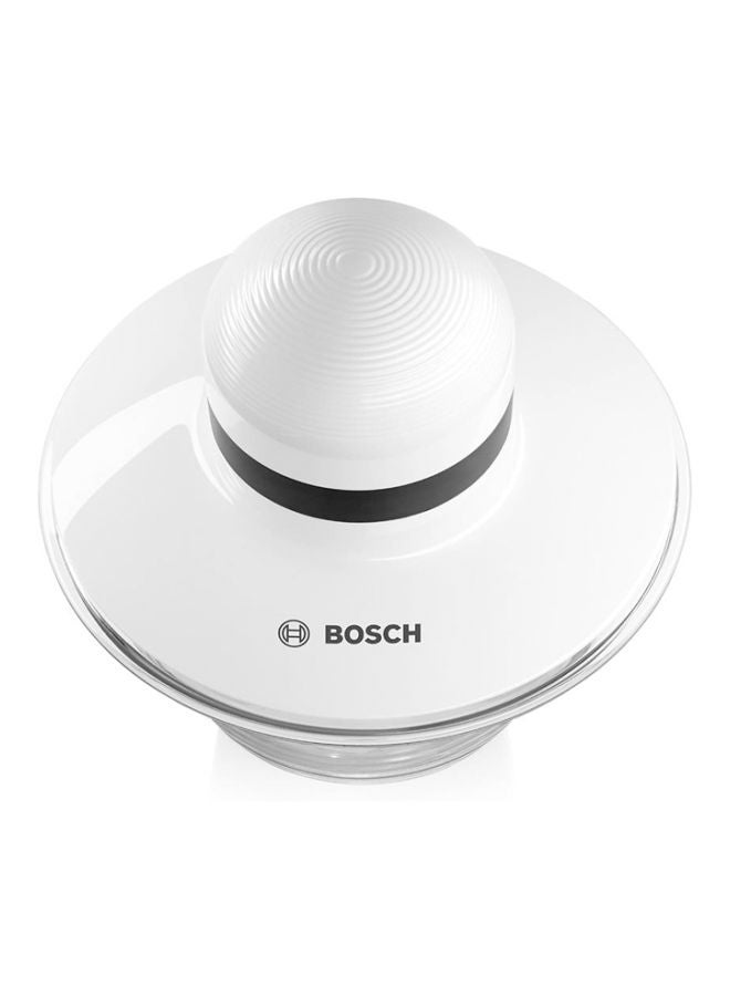 BOSCH Electric Chopper 0.8 L 400.0 W MMR08A1 White/Clear  - Image 2