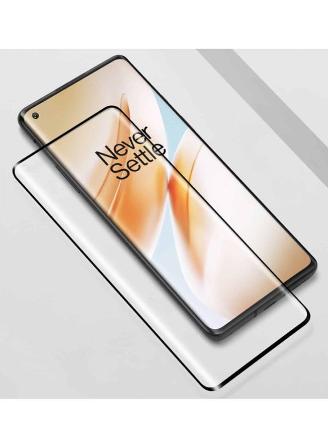 2.5D Full Coverage Glass Screen Protector For OnePlus 8 Clear/Black