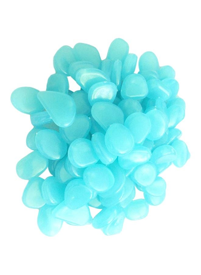 أوتاد حصى متوهجة لحوض الأسماك أزرق - Image 1