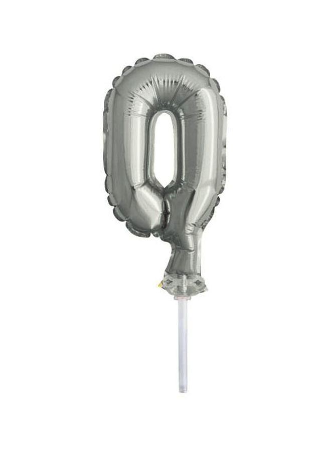 Unique Number 0 Design Cake Topper 5inch - Image 1